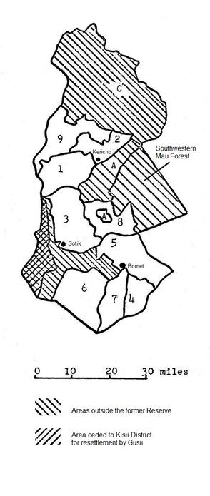 Kericho Divisions sized
